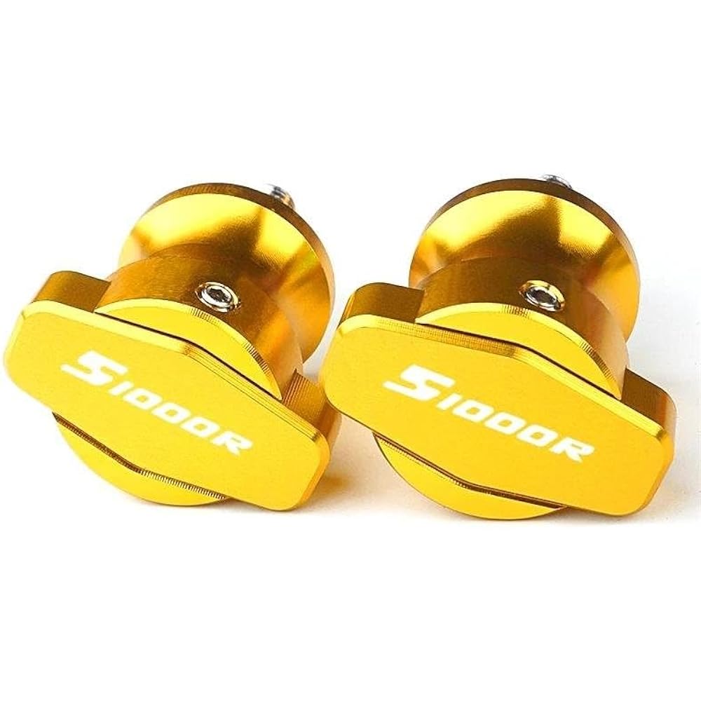 Bike Stand Screw Slider 8mm Motorcycle Accessories Swing Arm Spool Slider M8 Stand Screw For S1000RR S1000R S1000 R RR HP4 2014 2015 2016 2017 2018 (Color: Titanium, Size: S1000R)