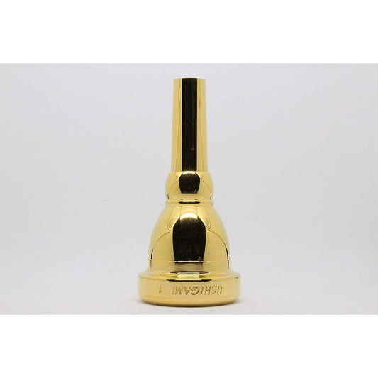 willie's Custom Brass Willie's Trombone Mouthpiece YU TAMAKI Crystal Large Tenor GP Finish (Crystal)