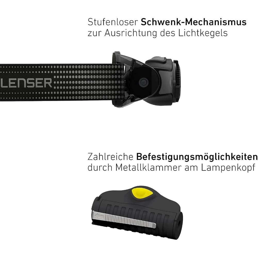Ledlenser LED headlight MH series [Choose from battery-powered or rechargeable hybrid type] With red light Outdoor/camping/fishing/climbing [Japanese genuine product]