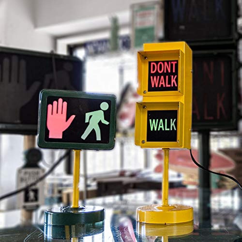 Signal Lamp American traffic light lighting interior signboard neon sign (WALK/DON'T WALK)