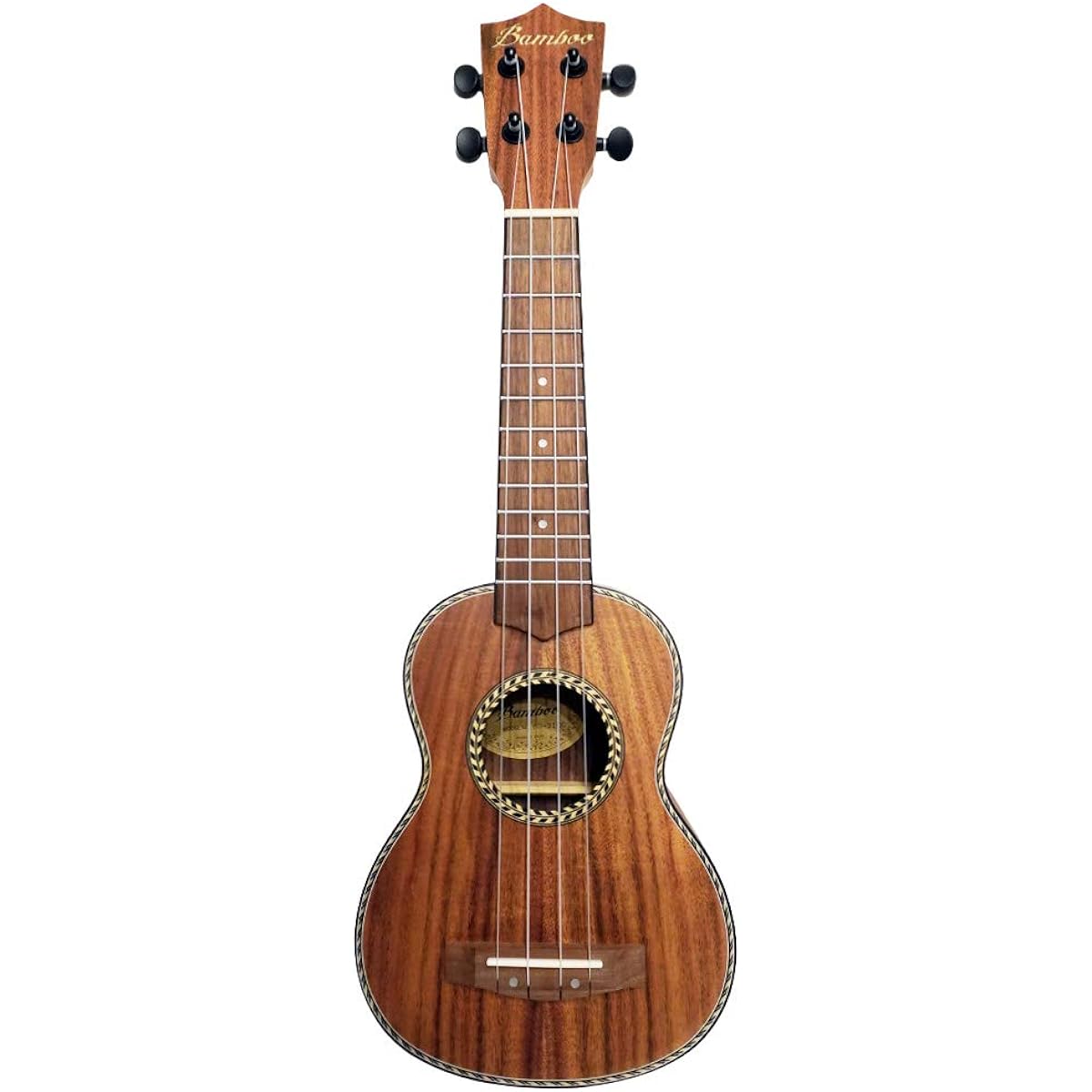 Bamboo Koa Soprano Ukulele BU-21CC (Soft Case Included) [Official Japanese Product]