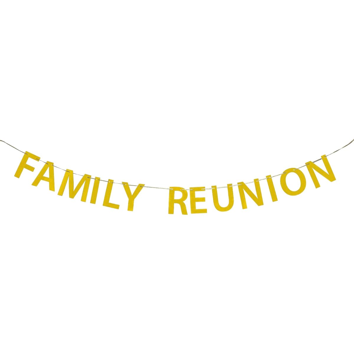 Family Reunion Banner - Golden Glitter We are Family Party Banner - Family Party Backdrop Banner, Housewarming, Adoption, Family Gathering Party Decorations