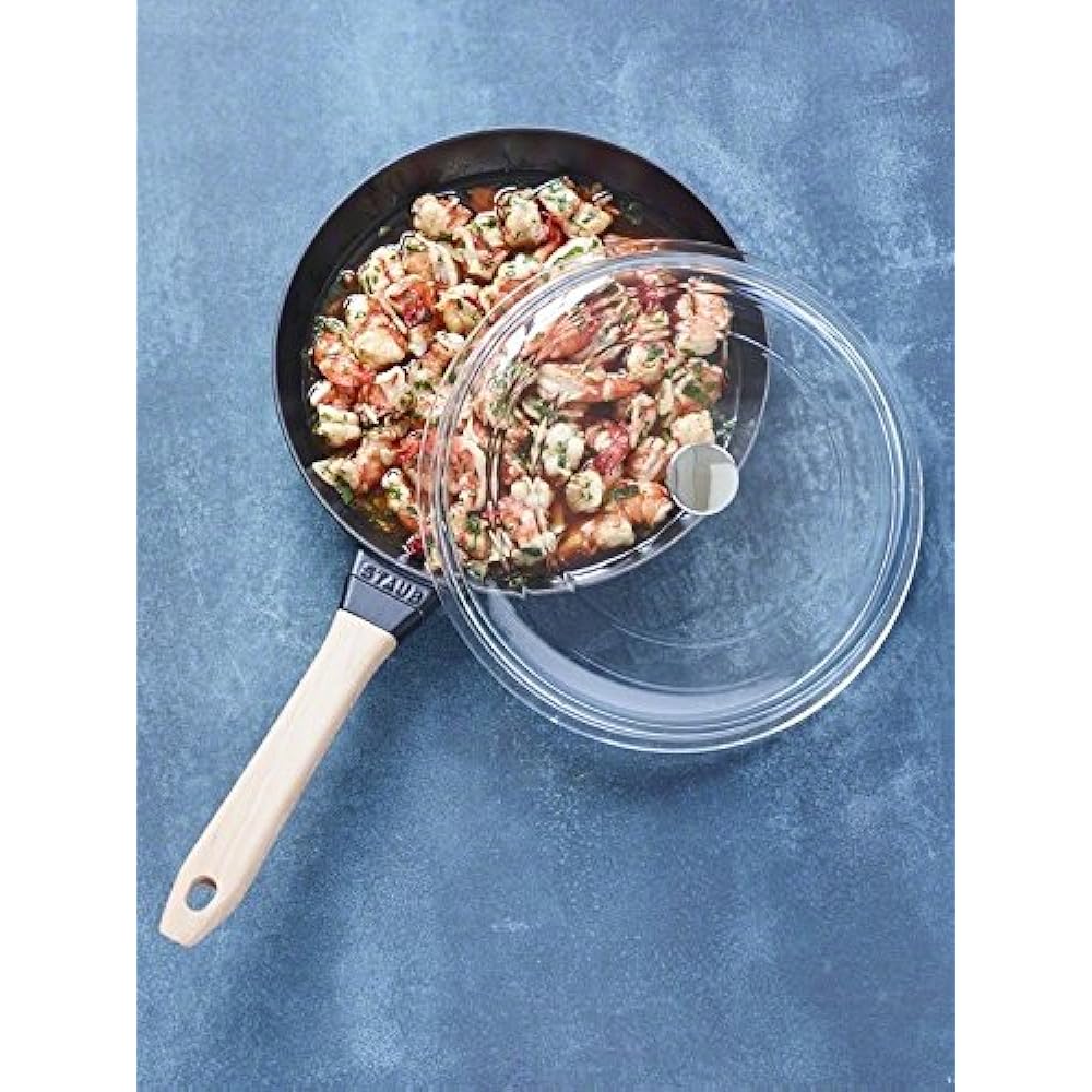 staub "Dome Glass Lid 24cm" Frying Pan Lid [Authorized Japanese Product] Staub Domed glass lid 40501-024