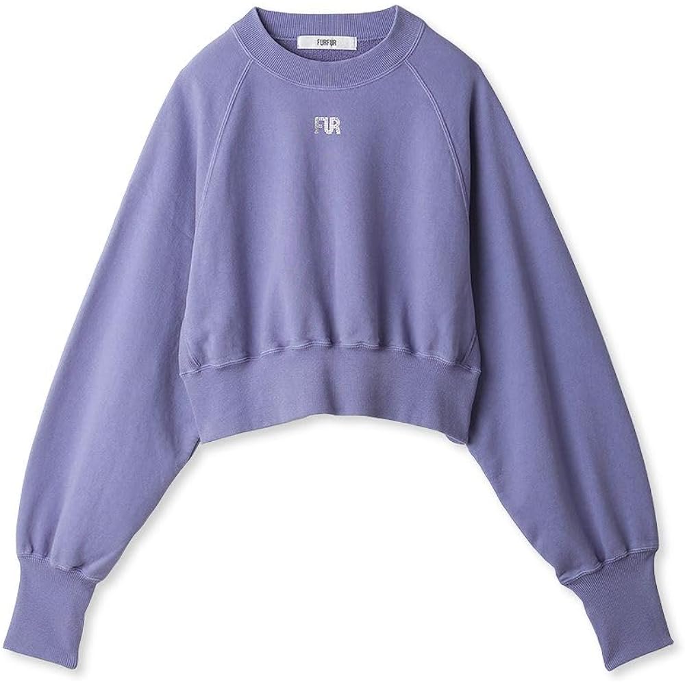 [Fur Fur] Crystal FUR Logo Sweatshirt RWCT241018 Women's