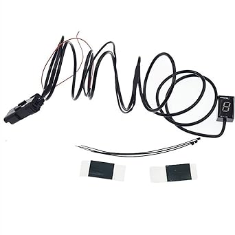 Speed Display Meter Motorcycle LCD Electronics 6 Speed 1-6 Level Gear Indicator Digital Gear Meter for Ducati Monster 696 795 Non-ABS and ABS Models