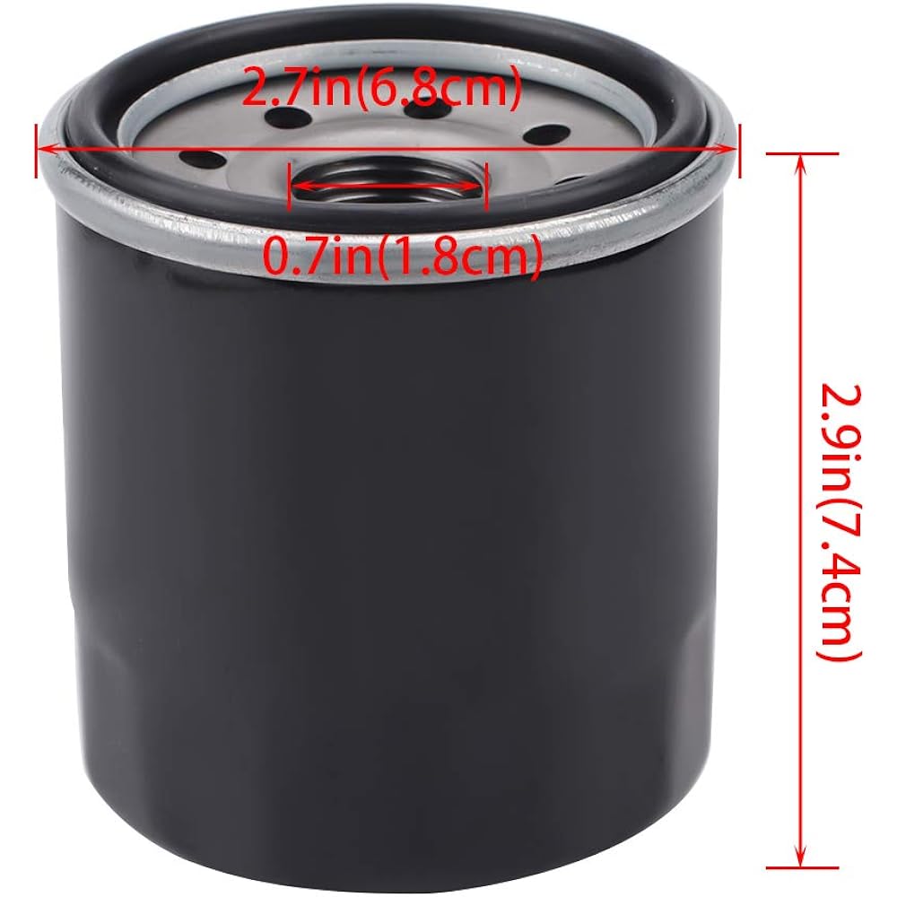Tvent HF303 303 Oil Filter Replacement for Honda CB400 CB400F NT400 KAWASAKI EN650 ZR400 EX400 EX650 VN900 ZR900 (Pack of 3)