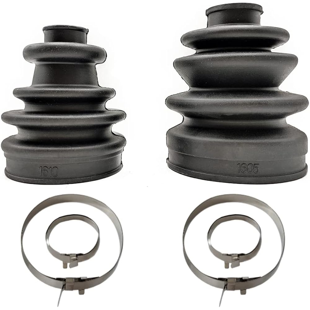 Hisun OEM Front Axle CV Boots Rubber Dust Boots UTV ATV Sector Vector 400 450 500 550 700 Massimo MSU500 MSU700 Axis Coleman Vetch Cadet Challenger (1 Pair)