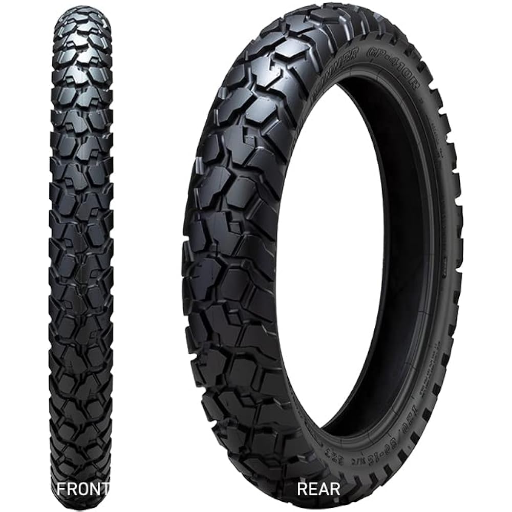 iRC Tire IRC 111391 GP-410 120/90-16 M/C 63P WT (Tube Type) Rear