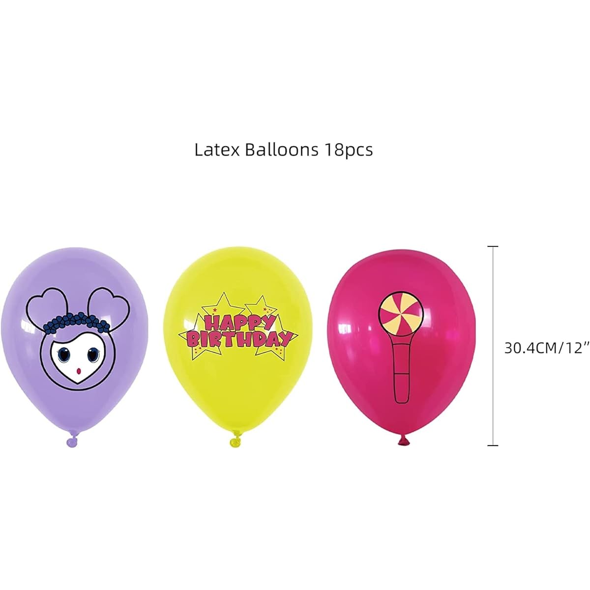 TWICE Balloons, 36pcs 12inch TWICE Latex Balloons, TWICE Birthday Decorations, Party Supplies for Fans