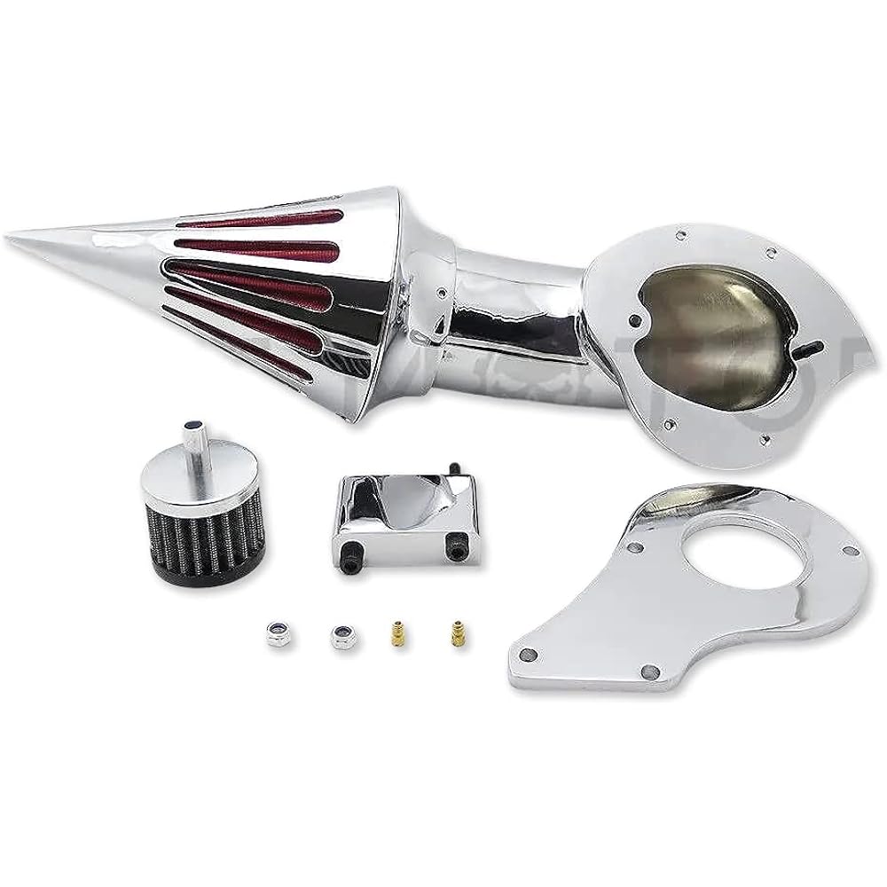 HTTMT MT225-006 Spike Air Cleaner Kit Filter Shadow 600 Vlx600 1999-2012 Chrome