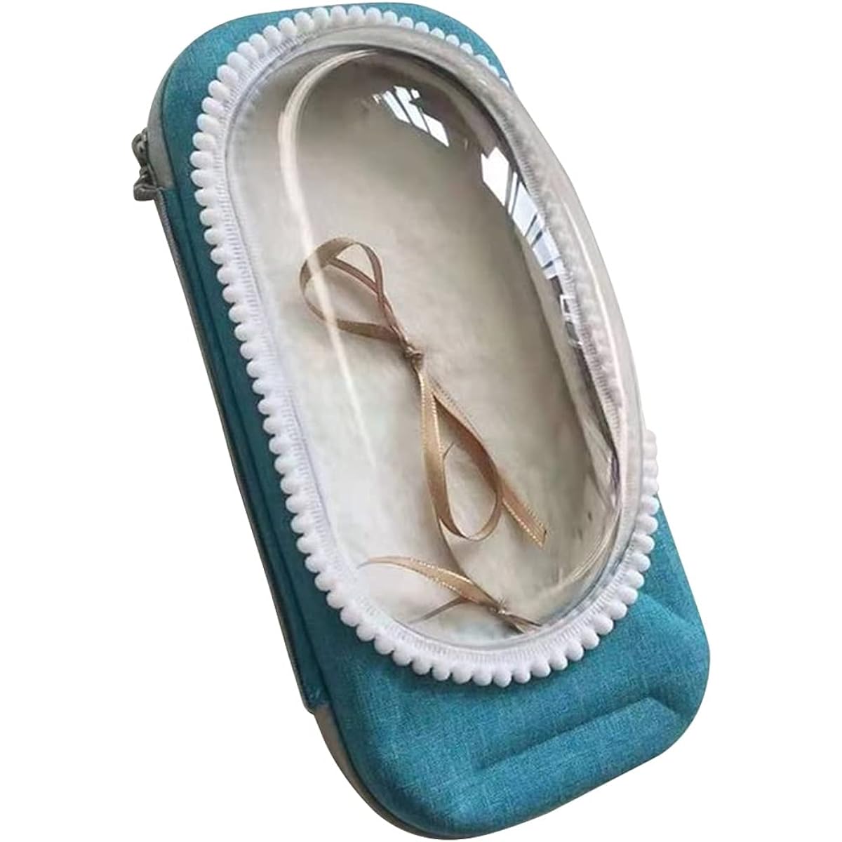 HIGHAWK Blythe Doll 1/6 Size bjd Doll Blythe Outing Bag Outing Case Soft 1/6 Doll Transparent Toy Dust Cover Box Space Capsule (Sky Blue)