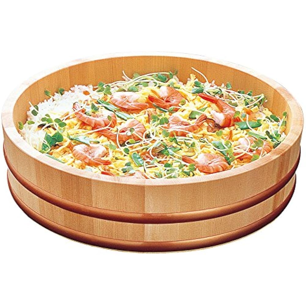 ヤマコー Natural wood sushi rice table Φ42cm (1.5L)