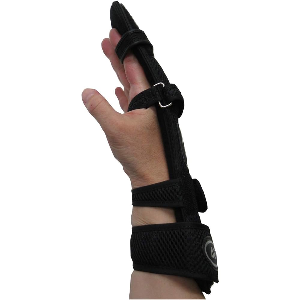 ABS finger support right-handed bowling wrist tie gloves