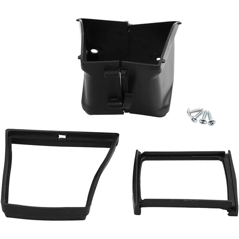 NINOMA Motorcycle Plastic Black Ram Air Intake Tube Duct Compatible with Yamaha YZF R6 2008-2016 2015 14 13 12 11 2010 2009