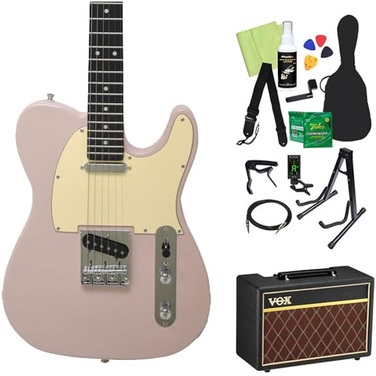Photogenic TL-180 Electric Guitar Beginner 14-piece Set [With VOX Amplifier] FSP Telecaster Type Photogenic
