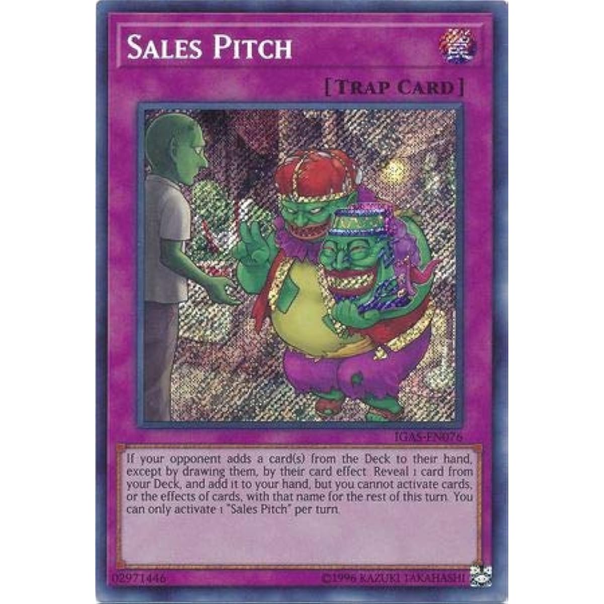 Sales Pitch - IGAS-EN076 - Secret Rare - Unlimited Edition