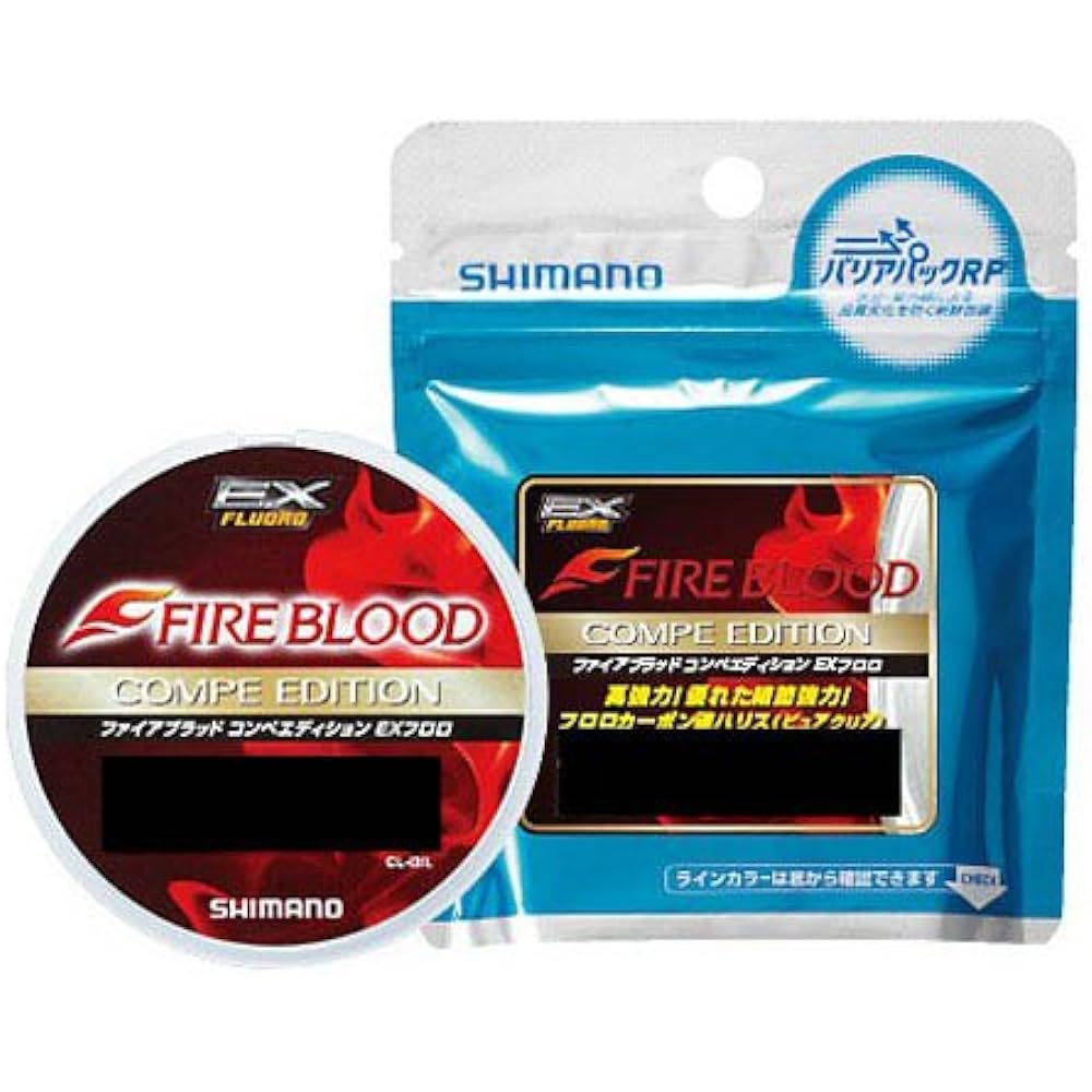 SHIMANO Harris Fireblood Competition Edition EX Fluorocarbon CL-I31L Pure Clear