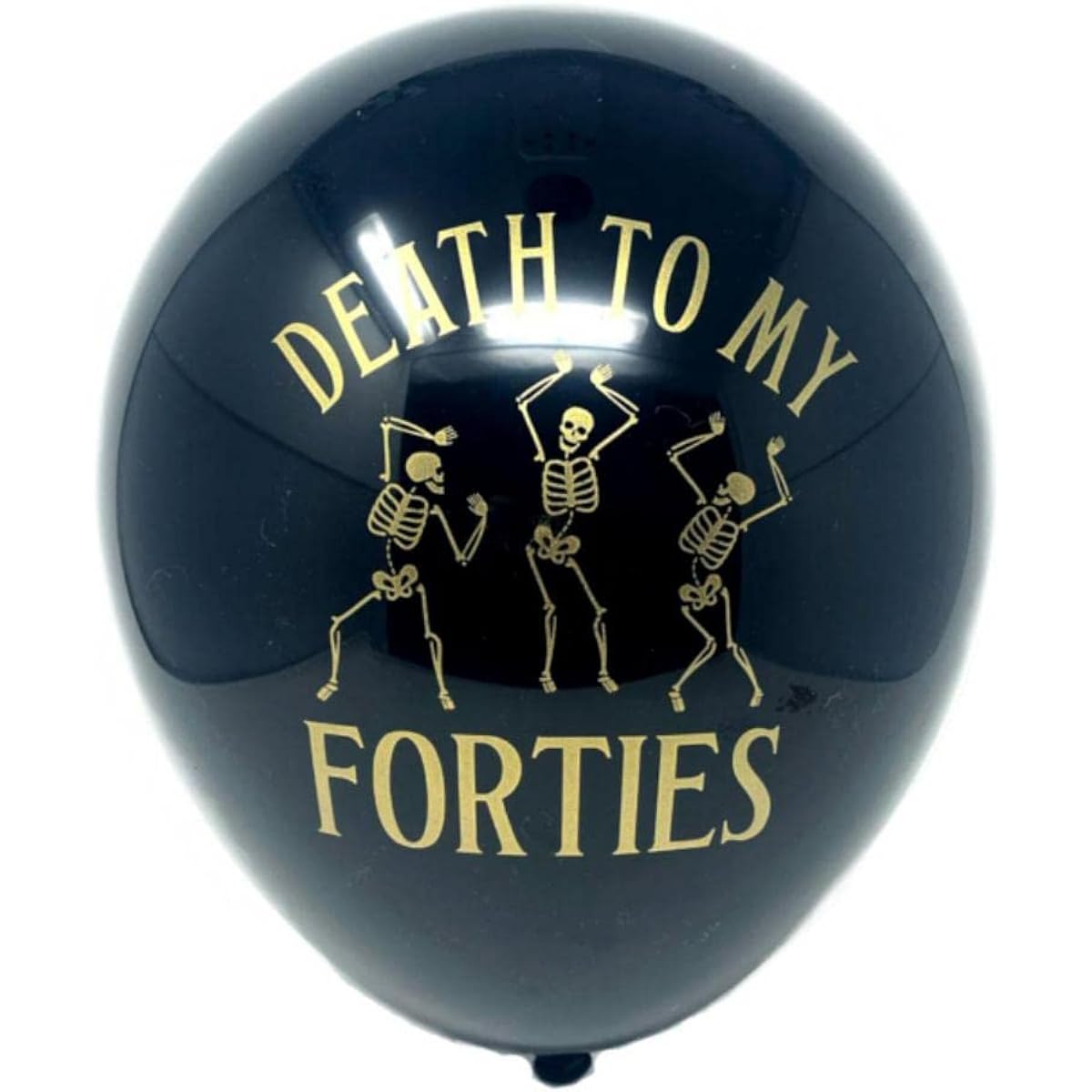 Death To My Forties - 50th Birthday Balloons - Set of 6