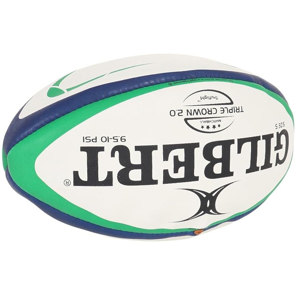 GILBERT Rugby Ball Triple Crown 2.0 (No. 5) GB-9181 GB9181 Green