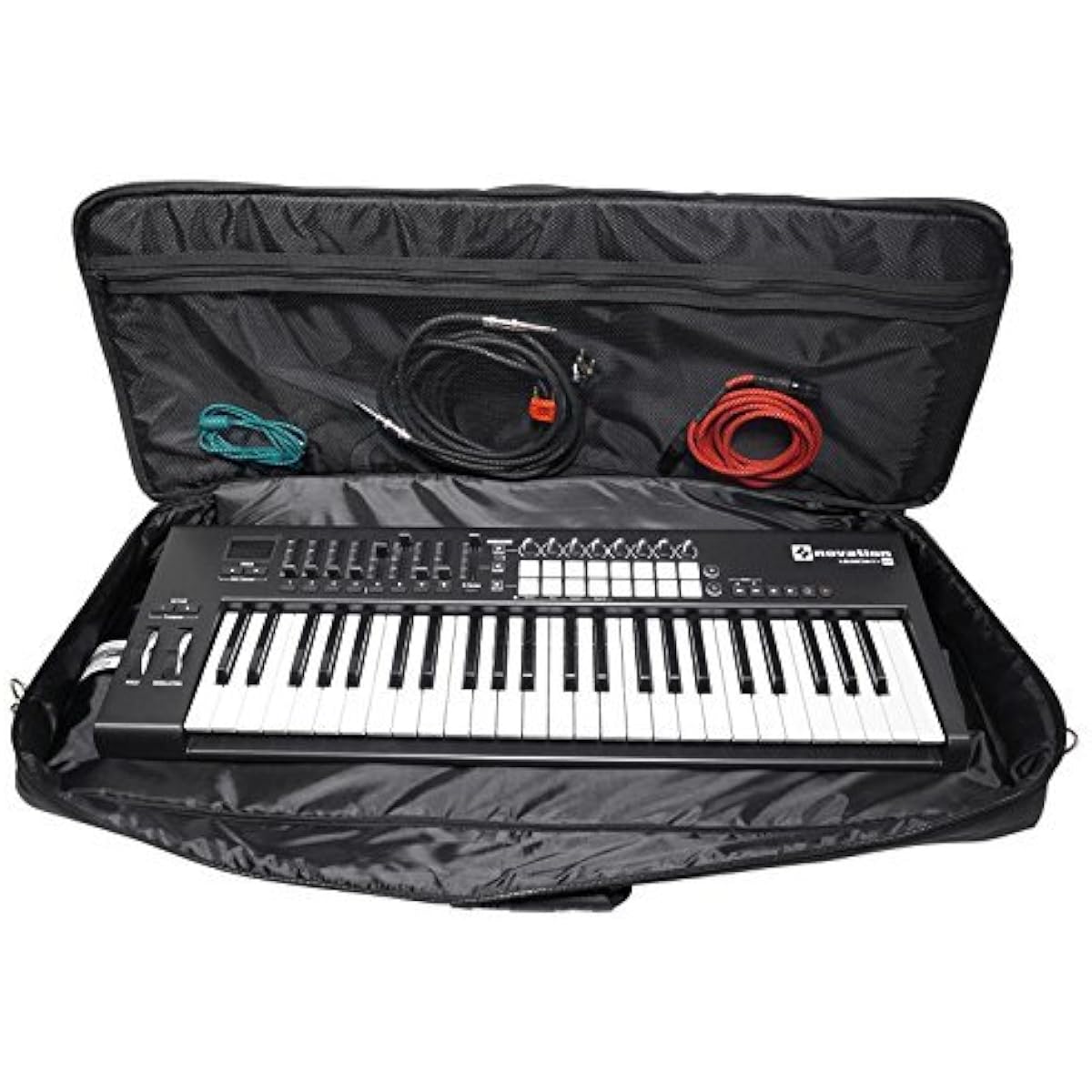 Rockville 49 Key Case Soft Carry Bag 4 Impulse + Lunch Keys 49 Controller Keyboard.