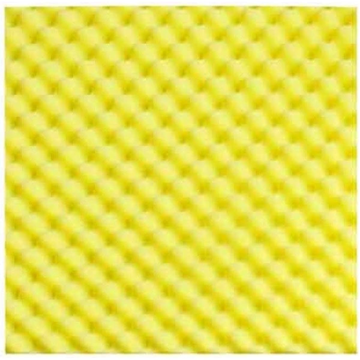 Anti-Noise 20PCS Home Studio Soundproofing Treatment Accessories Foam Wall Panel Tiles Indoor Soundproof Wall Tiles Size: 50 x 50 x 3.5CM Household Supplies (Black) (Yellow)