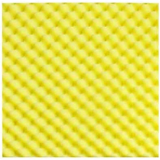 Anti-Noise 20PCS Home Studio Soundproofing Treatment Accessories Foam Wall Panel Tiles Indoor Soundproof Wall Tiles Size: 50 x 50 x 3.5CM Household Supplies (Black) (Yellow)