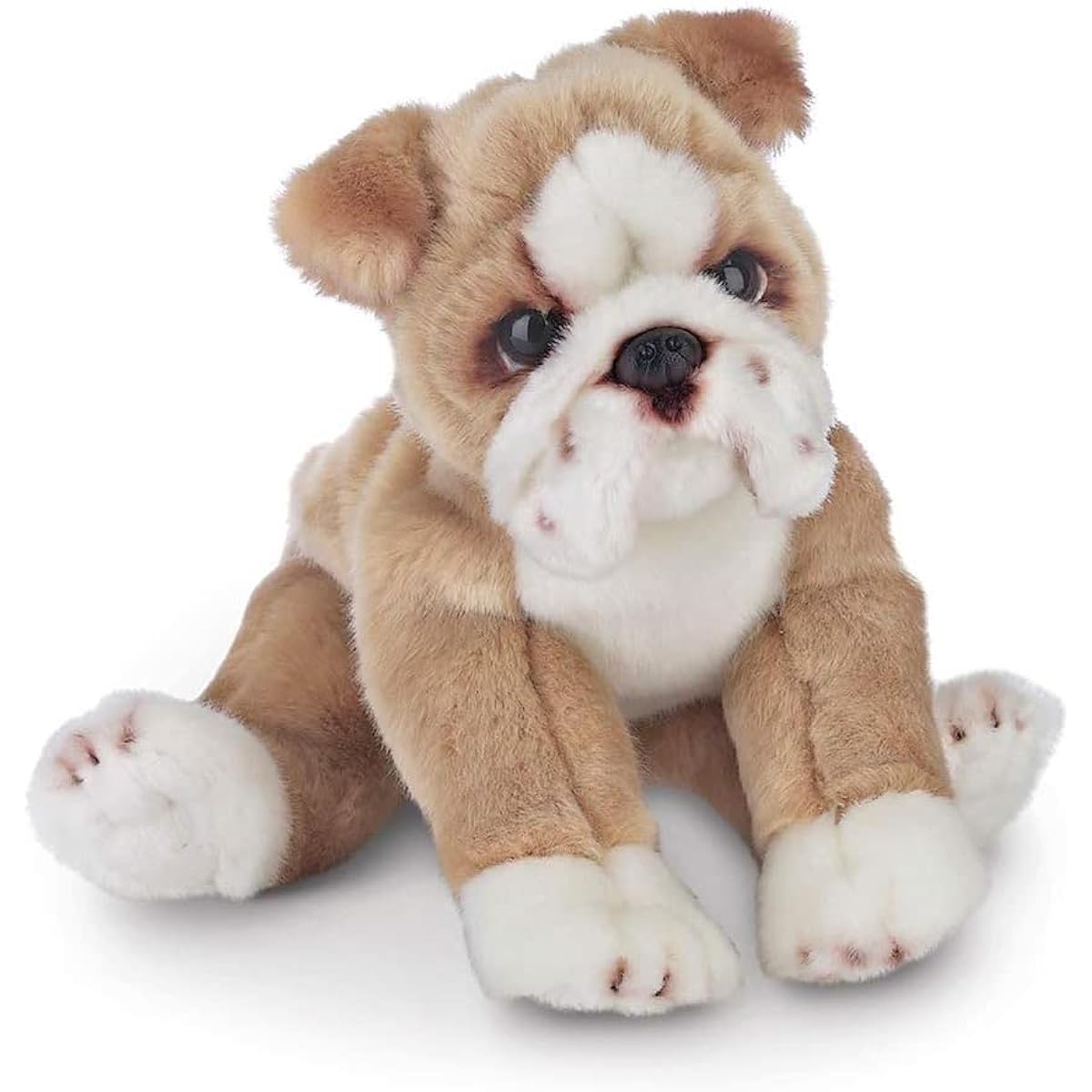 Bearington Tug Bulldog Stuffed Animal Puppy 13"