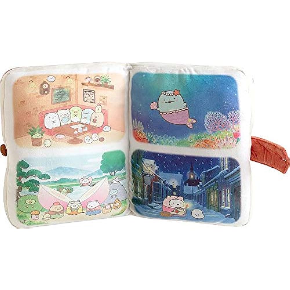Sumikkogurashi movie commemorative book-shaped cushion