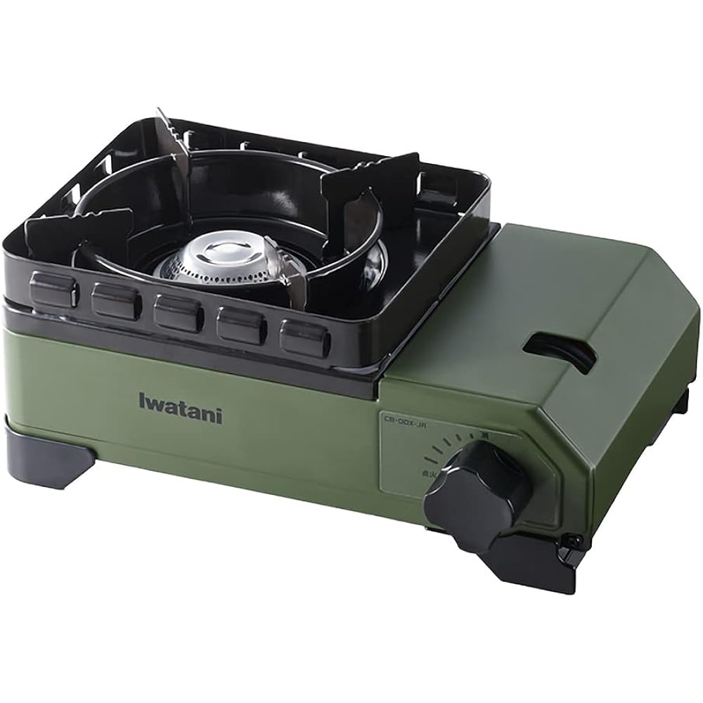 Iwatani Body: Steel Plate Cassette Stove Tough Maru Jr. Made in Japan Dutch Oven Usable Olive