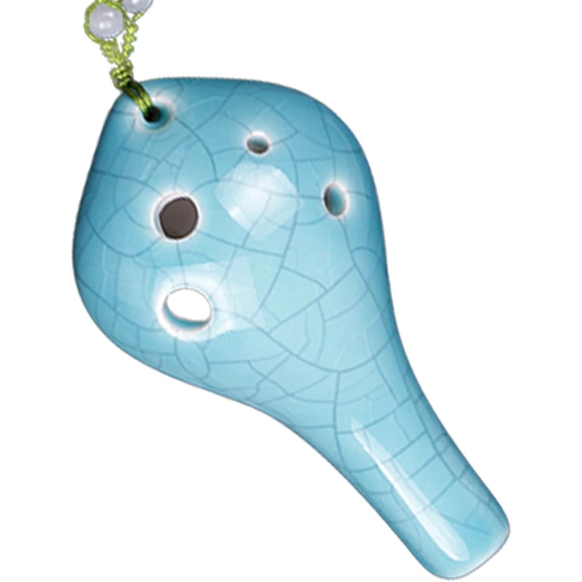 Long Mouth Crack 6 Hole Treble G Tune Ceramic Ocarina 6 Hole Student Beginner Ocarina Musical Instrument Ocarina Musical Instrument (3)