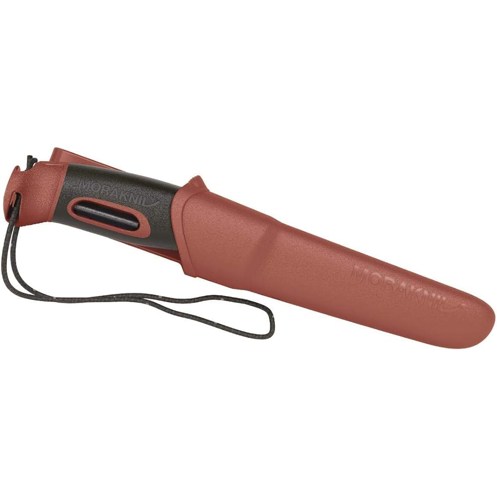 Morakniv Companion Spark Outdoor Knife Camping Knife (Red)