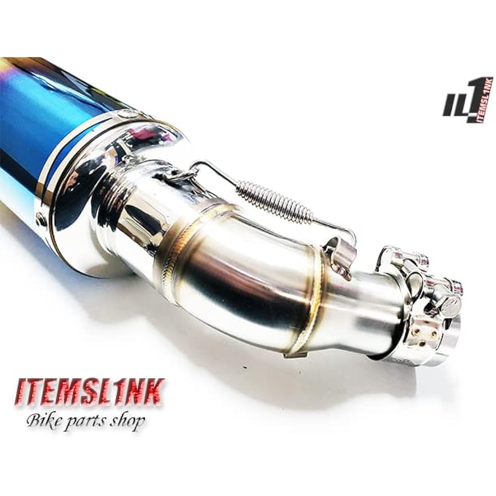 LK17-1R25 ITEMSL1NK For genuine exhaust pipe only 50.8mm 50.8φ muffler with intermediate pipe slip-on YZFR25 YZF-R25 RG10J RG43J MT-25 RG43J exclusive exhaust muffler silencer long titanium silencer wind