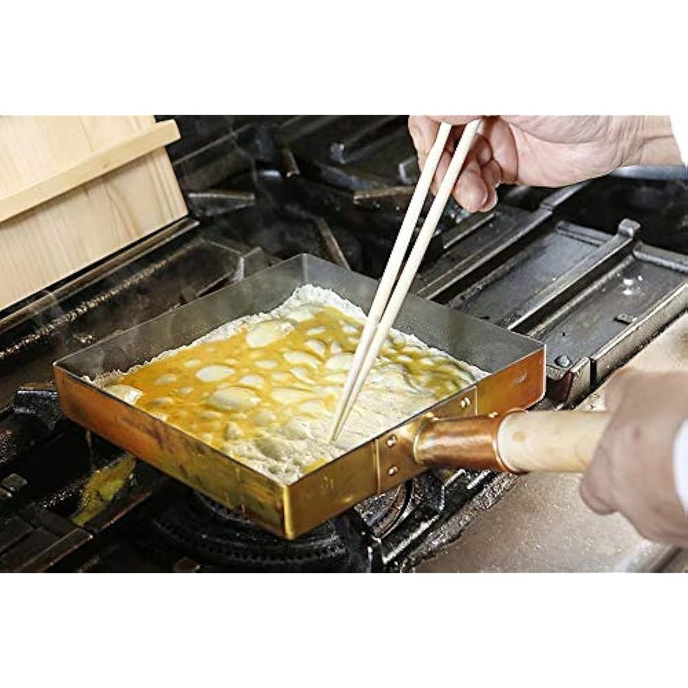 EBM Copper Tamagoyaki Kanto type (Fluorine resin processing) 18cm