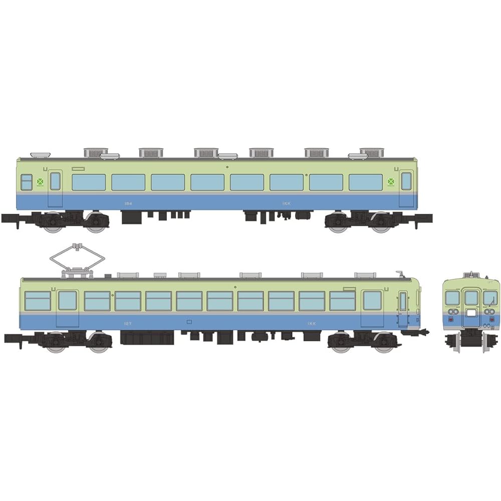 Railway Collection Iron Collection Izukyu 100 Series 4-Car Set D Diorama Supplies 323358