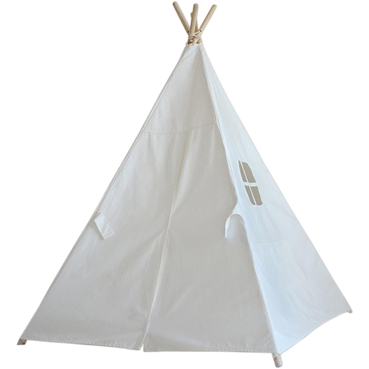 EZ Glam Indian Play Teepee Tent Kids Play Warm Tent - Perfect with Cute Window, Floor, Indoor for Children