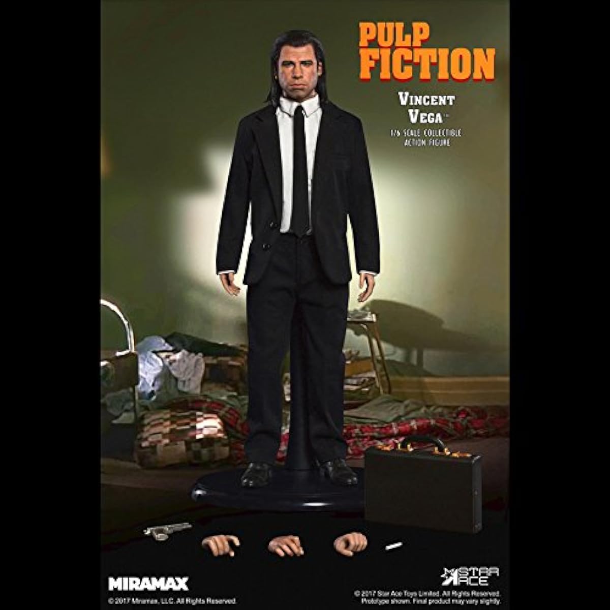 Star Ace Toys My Favorite Movie Series Pulp Fiction Vincent Vega 1/6 Scale Painted Movable Figure