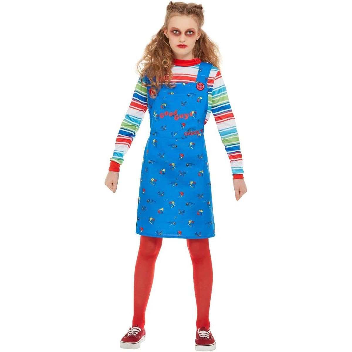Smiffys Officially Licensed Chucky Costume Girls Blue
