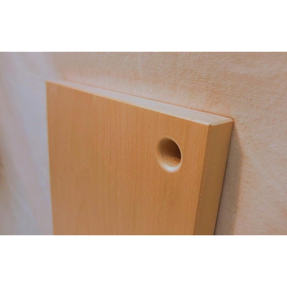 Katajiya Wooden Cutting Board Ginkgo Natural Wood Single Board Medium Size [380 x 210 Thickness 25] ~ Re-sharpening Service Available ~