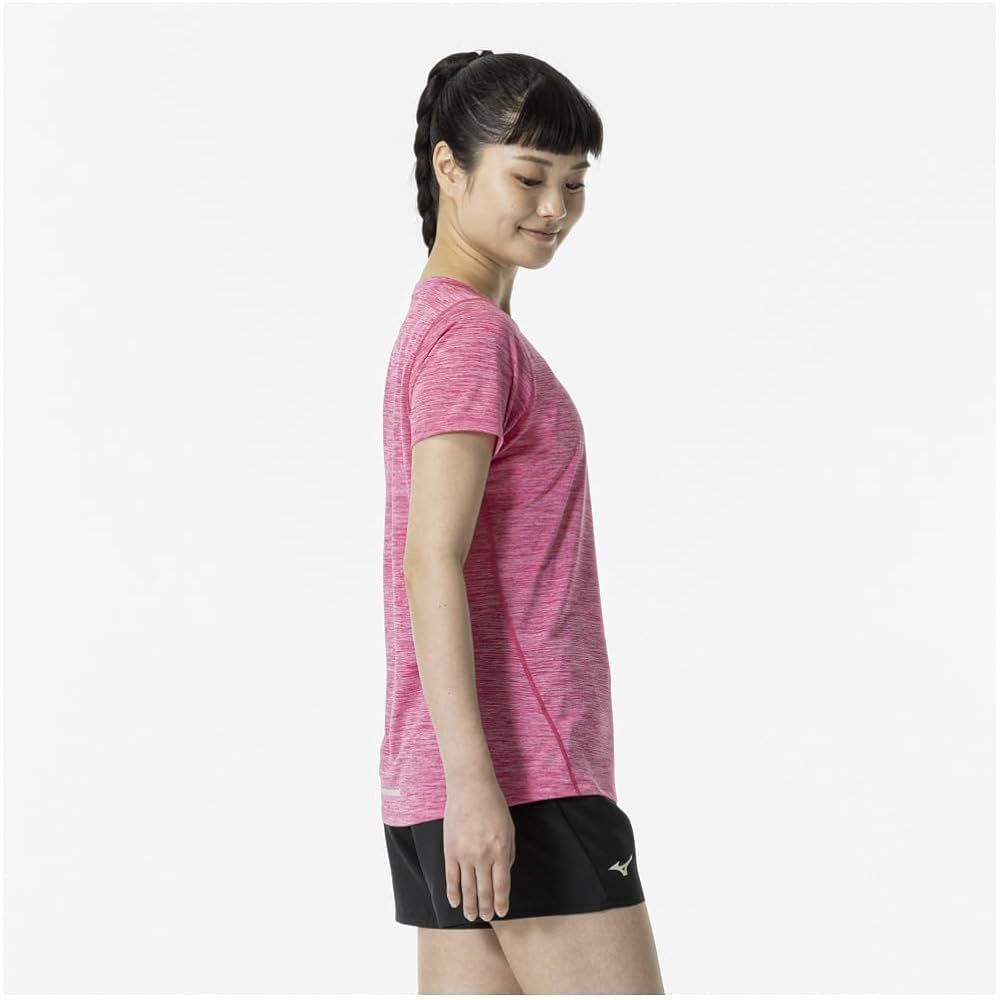 [Mizuno] Running Wear, Quick Dry T-Shirt, Sweat Absorbent, Quick Drying J2MAA721 Women's