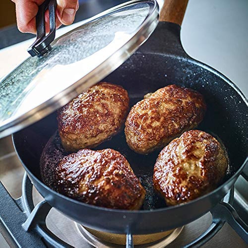 Vermicular frying pan 26cm Walnut Gas/IH compatible Cast enamel
