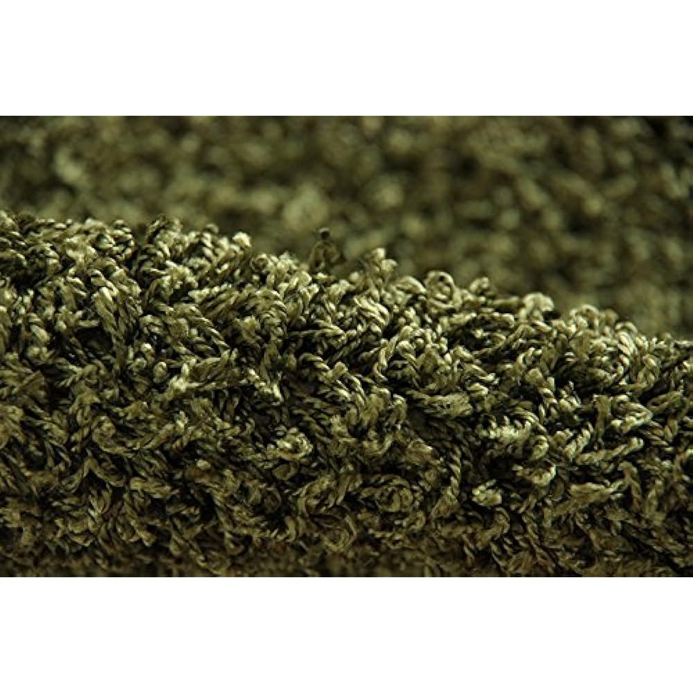 Ikehiko Corporation Rug Green 190×190cm Champs Elysees Plain Weave 4722379