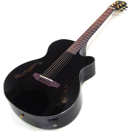 ARIA FET-F2 BnG BK electric acoustic guitar Aria F-hole acoustic guitar [with Ebi original pick] [98765]