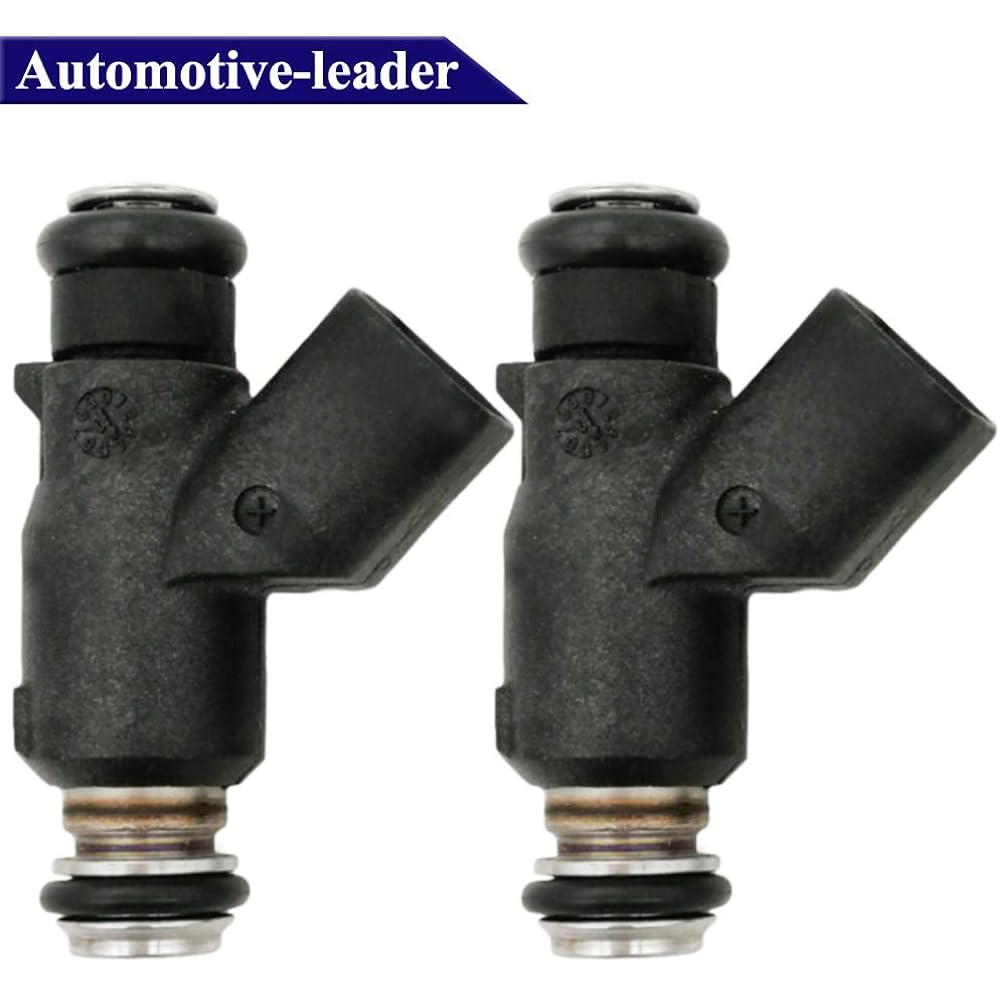 Automotive-leader 2 Pieces 27709-06A Fuel Injector Nozzle 6 Hole Engine 2770906A for Harley-Davidson Dyna Motorcycle Engine 25 Degree 2007 2008 2009 2010 2011 2012 2013 2014 2015