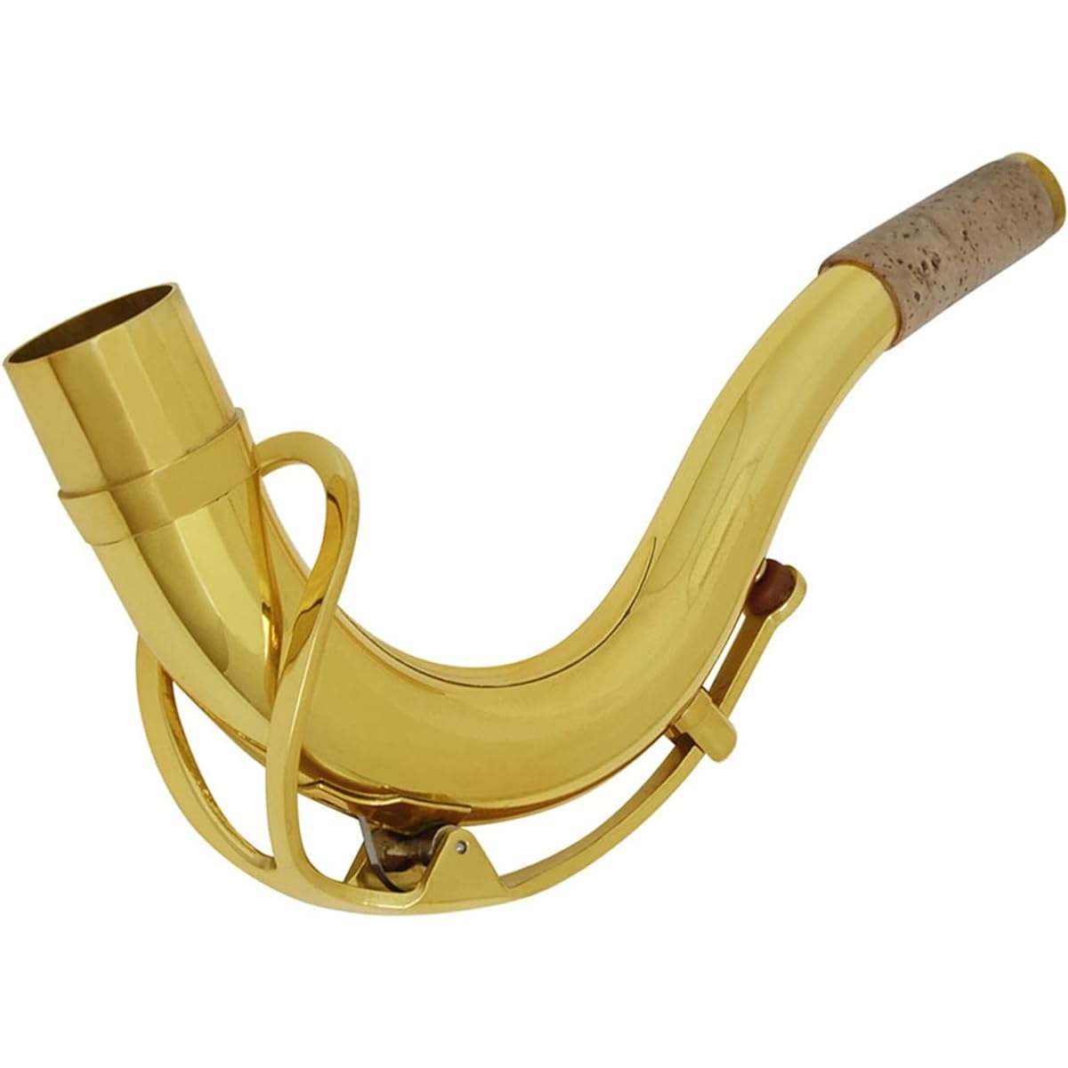 KERREY Saxophone Neck Accessories Parts Color Adjustable Alto Bent Neck Brass Gold Saxophone Accessories Parts