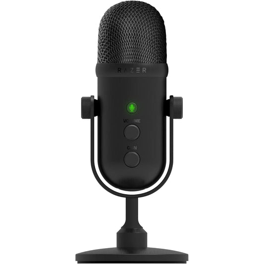 2 Pro 30mm Dynamic USB Microphone with High Pass Filter to Block Noise, Analog Gain Limiter, Microphone Monitoring, Volume/Gain/Mute Buttons on the Body, Built-in Shock Absorber/Microphone Wind Jammer [Japan Authorized Dealer Warranty] RZ19-04040100-R3M1