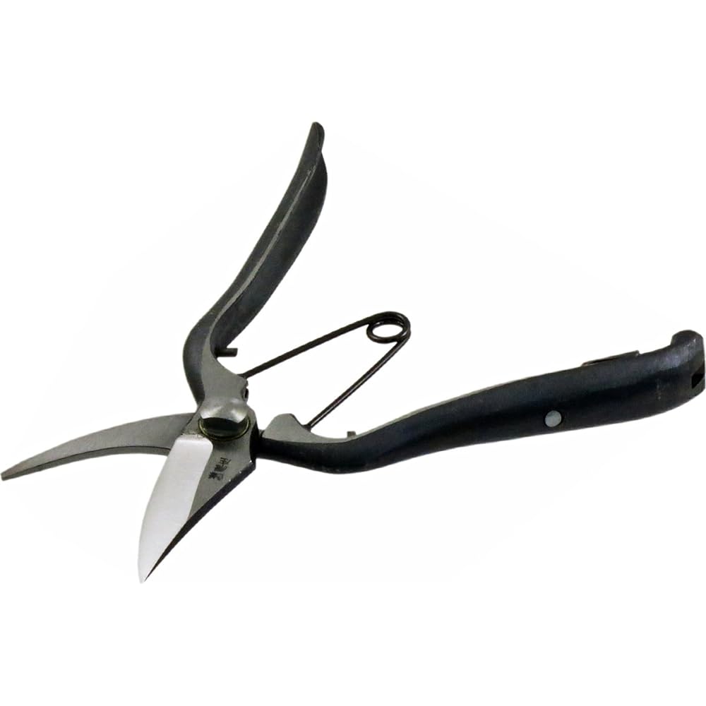 Tobitsuka Scissors Tobisho Single-Edged Bud Cutting Scissors with Metal Clasp 180mm