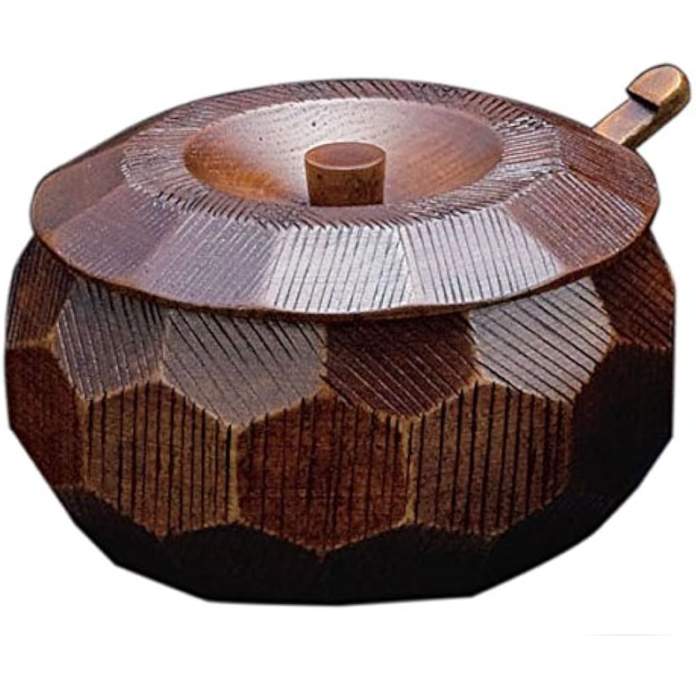 Yamako lacquered wooden rice bowl set (with lid) medium 25892