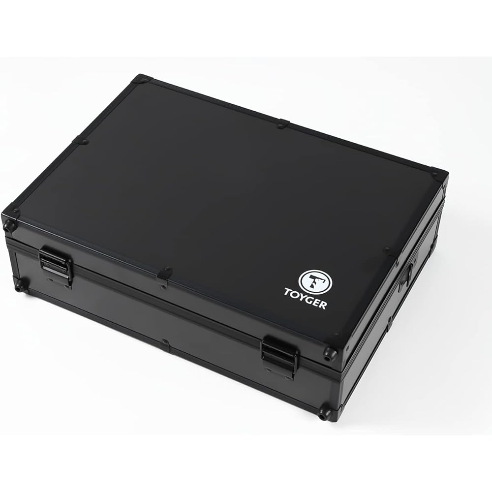 TOYGER CEO Storage Aluminum Attache Case (Black) that can hold over 5000 cards