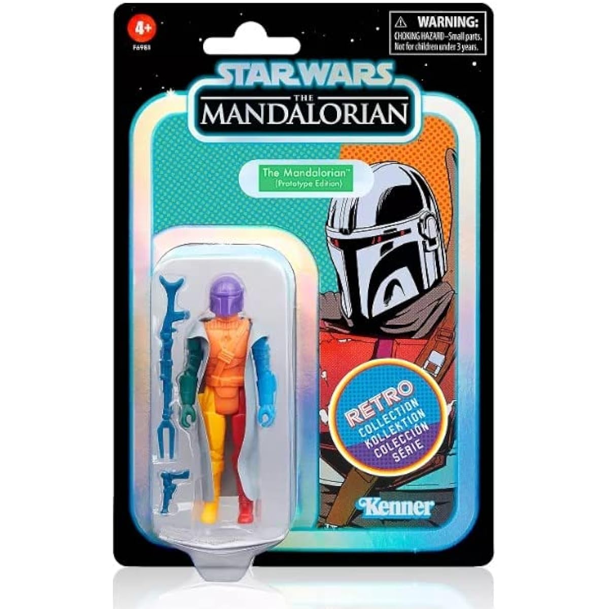 STAR WARS Retro Collection Prototype Edition Articulated Action Figure Limited Edition (Mandalorian)