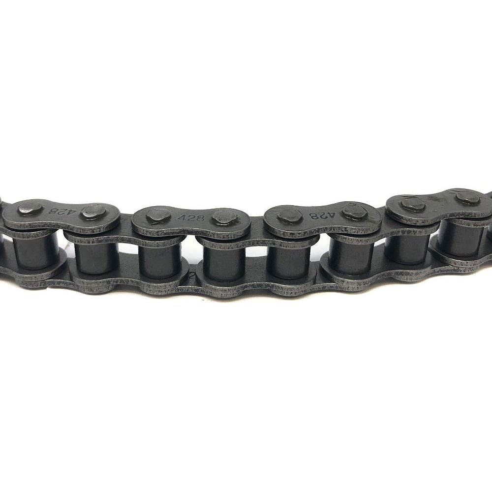 MYK 428x112 Standard Drive Chain - 112 Links Alloy Steel - Compatible with many models including Off Road Bike Tao Tao DB17 and TOP1 Synthetic Chain Lubricant